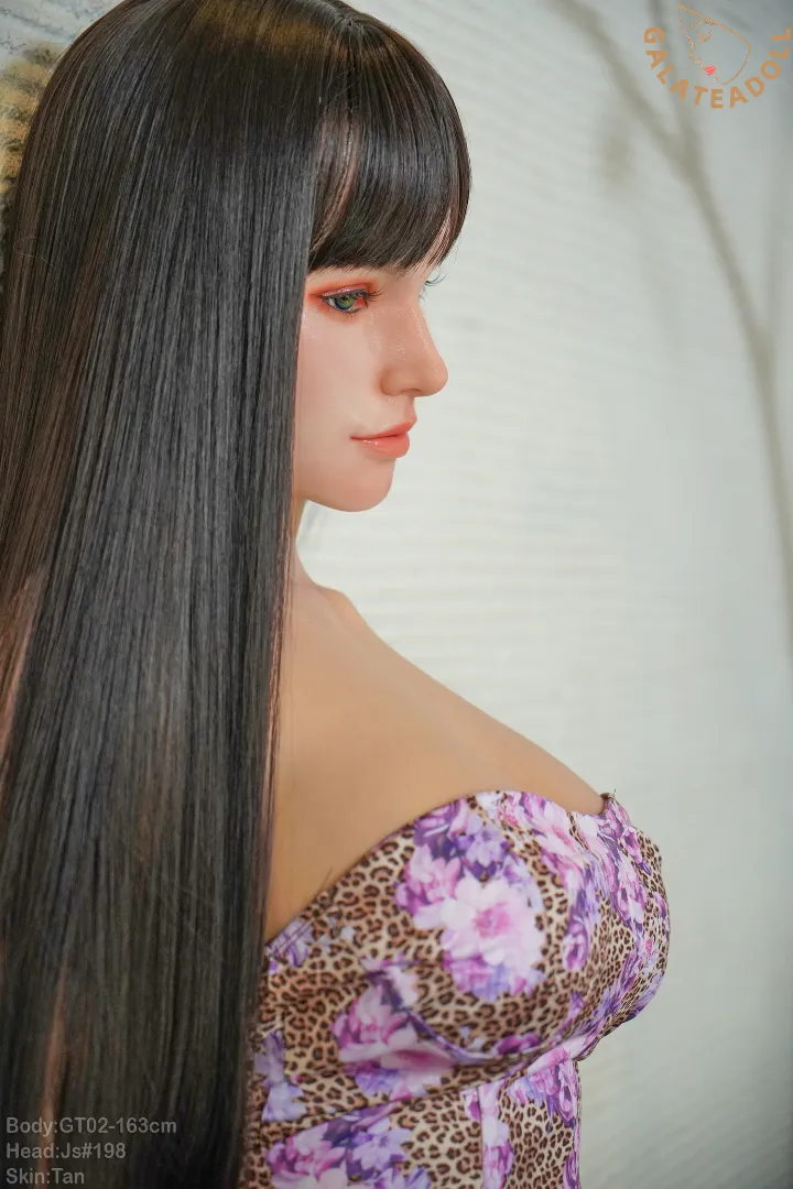 163cm (5ft4) D罩杯 頂級 矽膠 性愛娃娃, ROS 头部 JS198